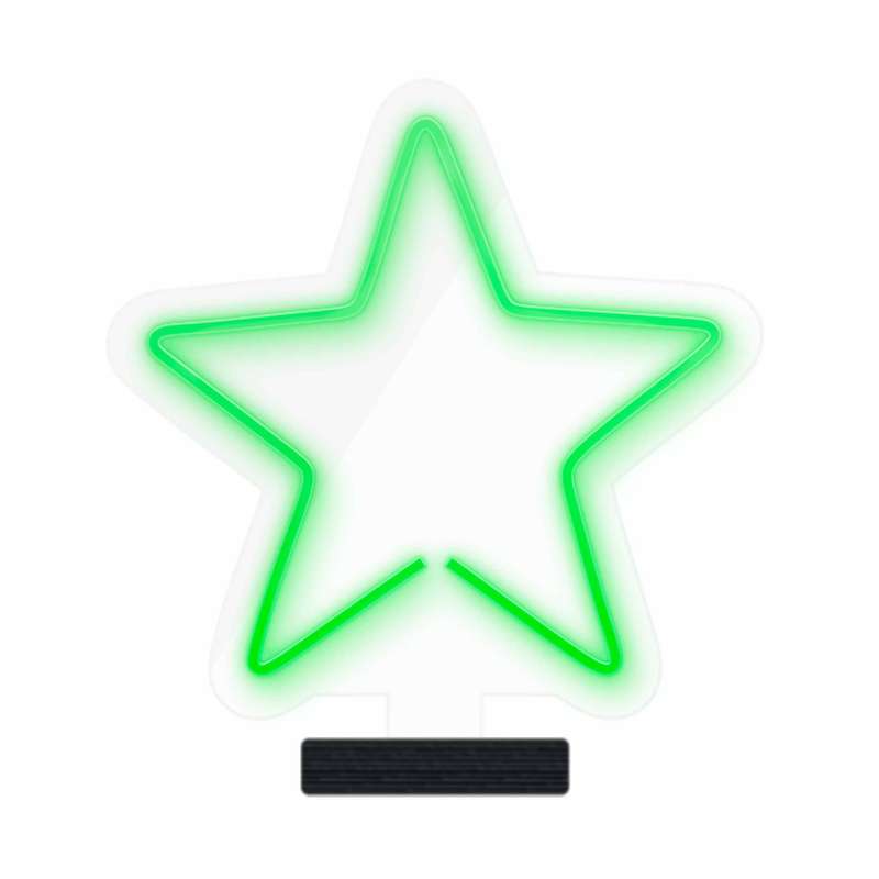 چراغ رومیزی ریموت دار مدل STARS-GL_GR-GLASS
