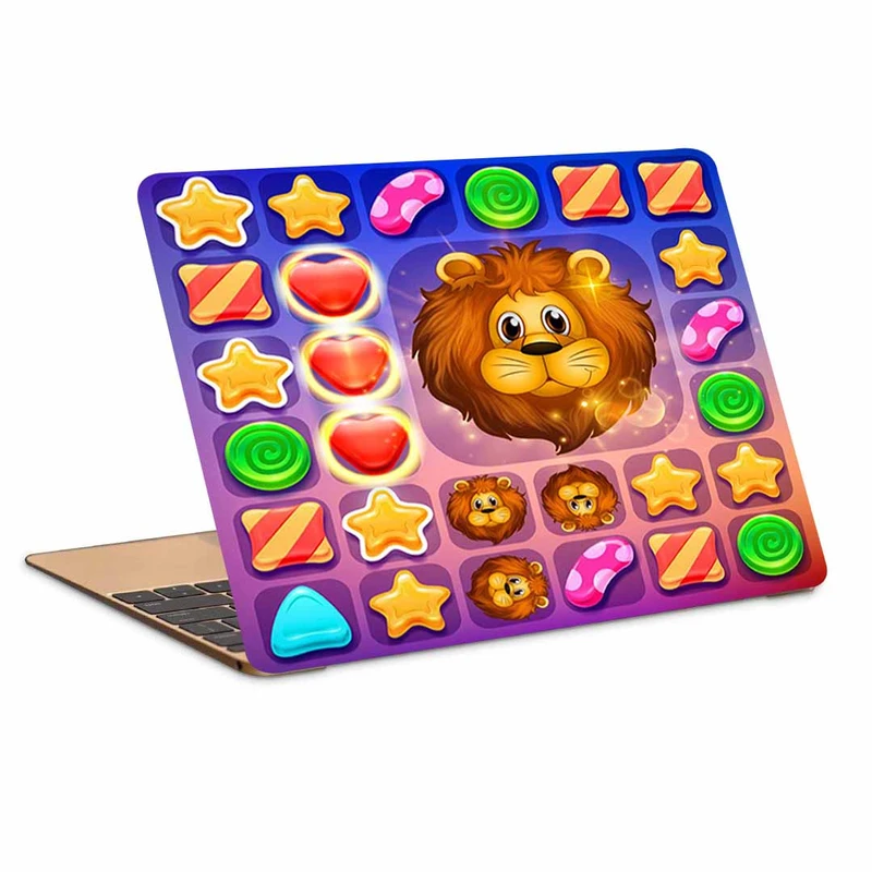 استیکر لپ تاپ کد P-1436 مناسب برای لپ تاپ 15 تا 17 اینچ