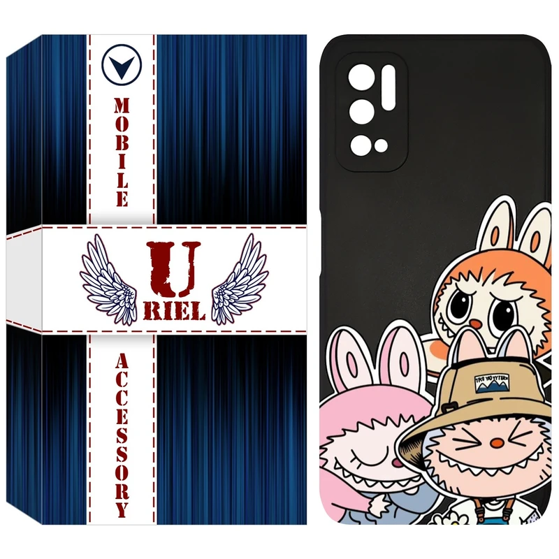 کاور یوریل مدل KSH کد 145 طرح عروسک لبوبو مناسب برای گوشی موبایل شیائومی Poco M3 Pro / Redmi Note 10 5G / Note 11 SE