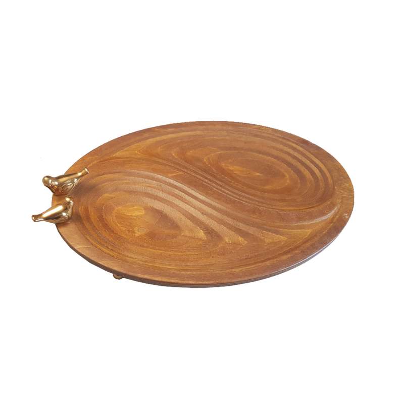 اردو خوری بیضی آسا مدل دوخانه کد 4180-2