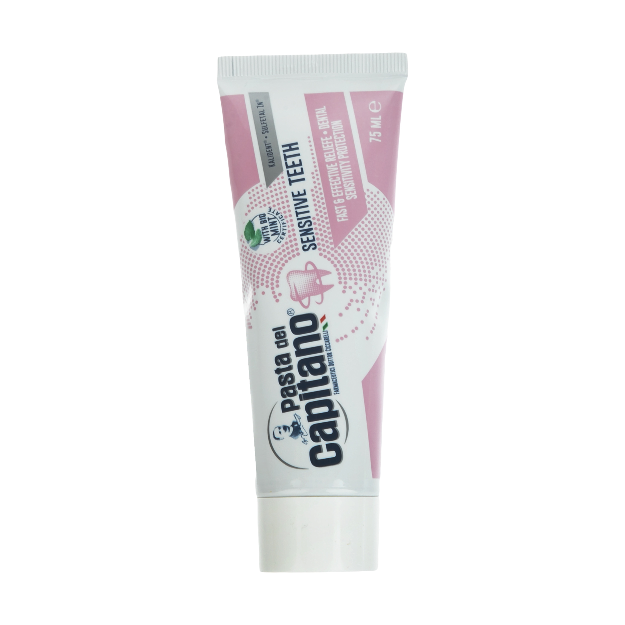 خمیر دندان پاستا دل کاپیتانو مدل Sensitive Teeth حجم 75 میلی لیتر