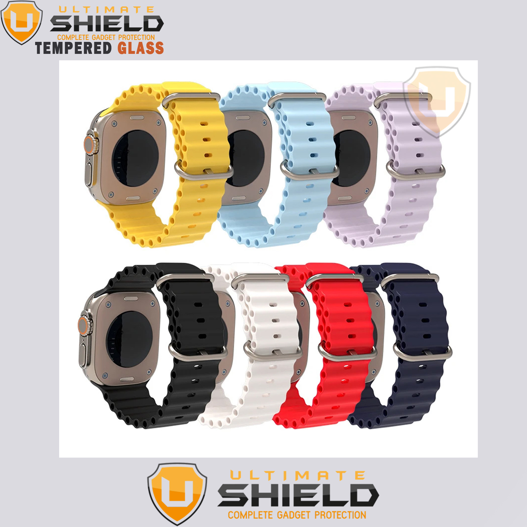 بند آلتیمیت شیلد مدل Ocean مناسب برای اپل واچ 42/44/45/49mm