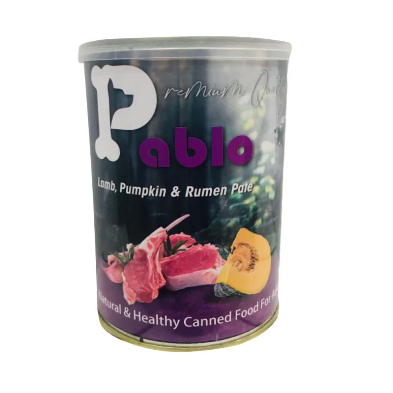 کنسرو سگ پابلو مدل chicken&beef pate وزن 400 گرم
