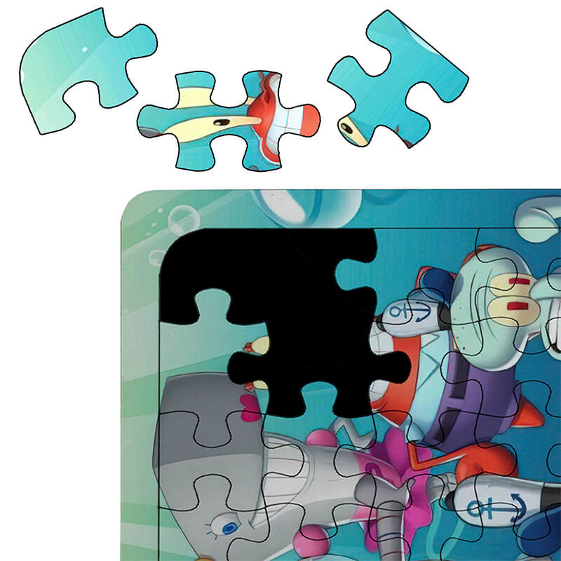 پازل 54 تکه طرح باب اسفنجی کد 9228