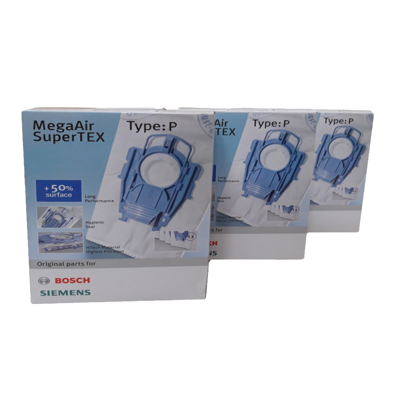 کیسه جاروبرقی مگا ایر مدل p01 بسته 4 عددی مناسب برای جاروبرقی بوش تایپ p کیسه جاروبرقی مگا ایر مدل p01 بسته 4 عددی مناسب برای جاروبرقی بوش تایپ p