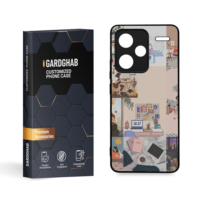 کاور گارد قاب مدل دخترانه مناسب برای گوشی موبایل شیائومی Redmi Note 13 Pro Plus 5G