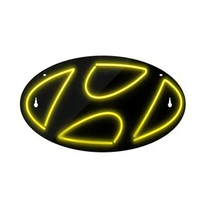 چراغ دیواری نئون دیزاین طرح Hyundai-BL_YL 