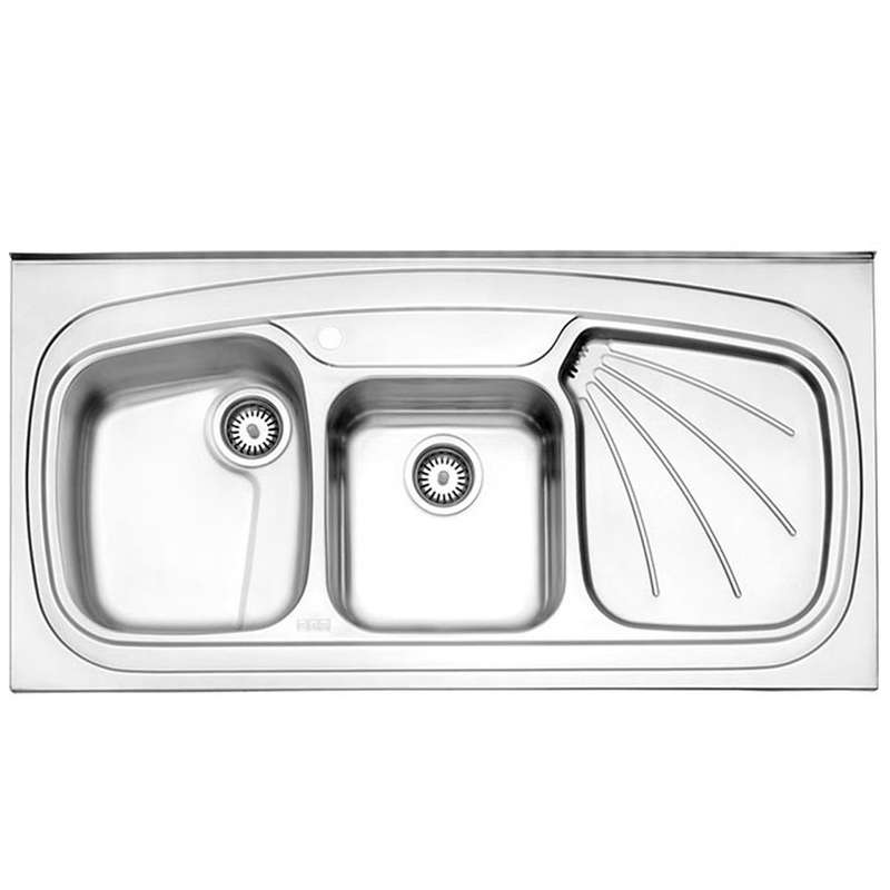 سینک ظرفشویی استیل البرز مدل 614 روکار