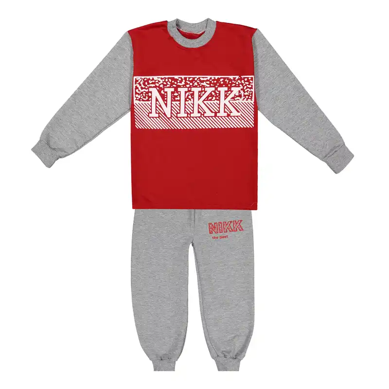 ست تی شرت و شلوار پسرانه مدل نیک کد 3461