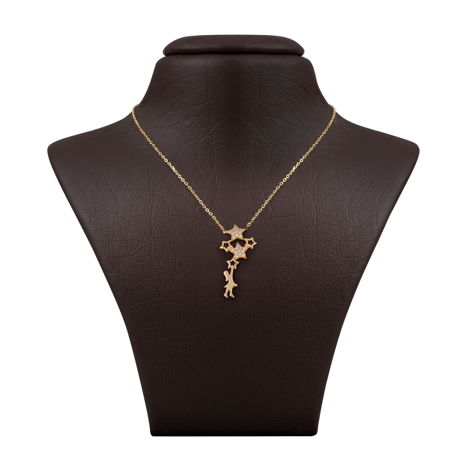 گردنبند طلا 18 عیار زنانه جواهری سون مدل 3206 -  - 1