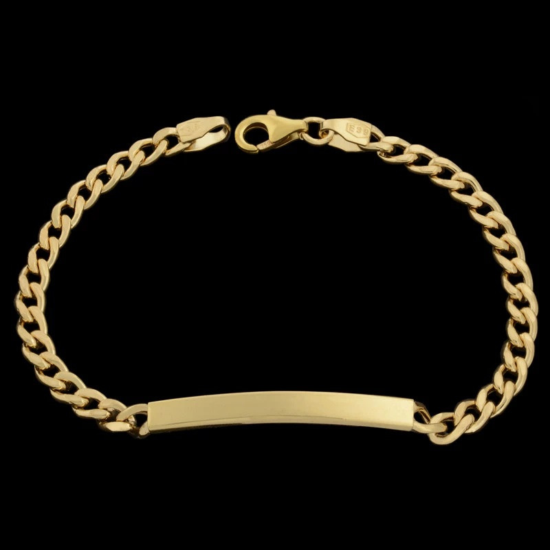 دستبند طلا 18 عیار دخترانه مدل 666