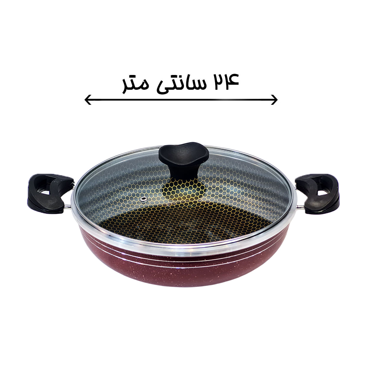 سرویس تابه 6 پارچه مُرسانا مدل زنبوری کد MZ6800 سرویس تابه 6 پارچه مُرسانا مدل زنبوری کد MZ6800