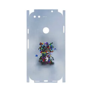 MAHOOT Collage of surreal Portrait of Women 4-FullSkin Cover Sticker for Google Pixel