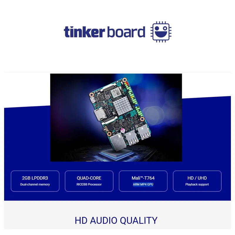 کامپیوتر کوچک P2 مدل Tinker Board