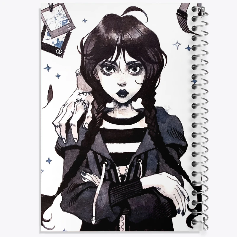 دفتر لیست خرید 50 برگ خندالو طرح ونزدی (Wednesday) کد N3128