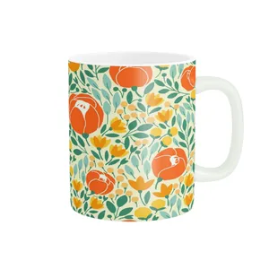 ماگ پادآفرین مدل پترن گل کد 062