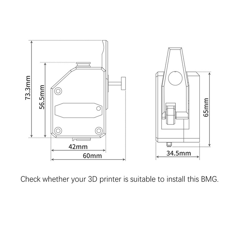 اکسترودر پرینتر سه بعدی مدل BMG
