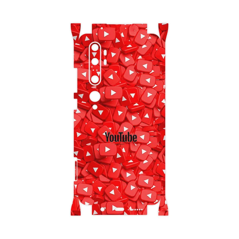برچسب پوششی ماهوت مدل Youtube-FullSkin مناسب برای گوشی موبایل شیائومی Mi Note 10 Pro