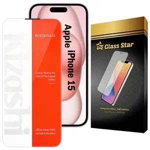 Glass Star KIZNOSTG Screen Protector For Apple iPhone 15