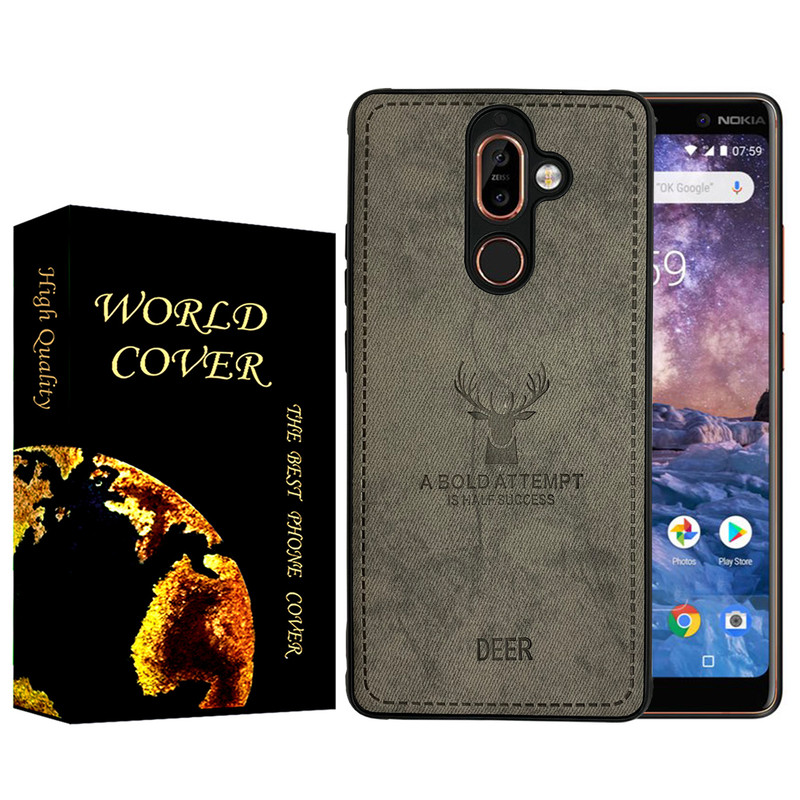 کاور دنیای قاب مدل گوزنی کد Deer مناسب برای گوشی موبایل نوکیا  7Plus