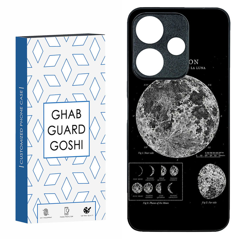 کاور قاب گارد گوشی طرح ماه کد TPU-068 مناسب برای گوشی موبایل شیائومی  REDMI 13  