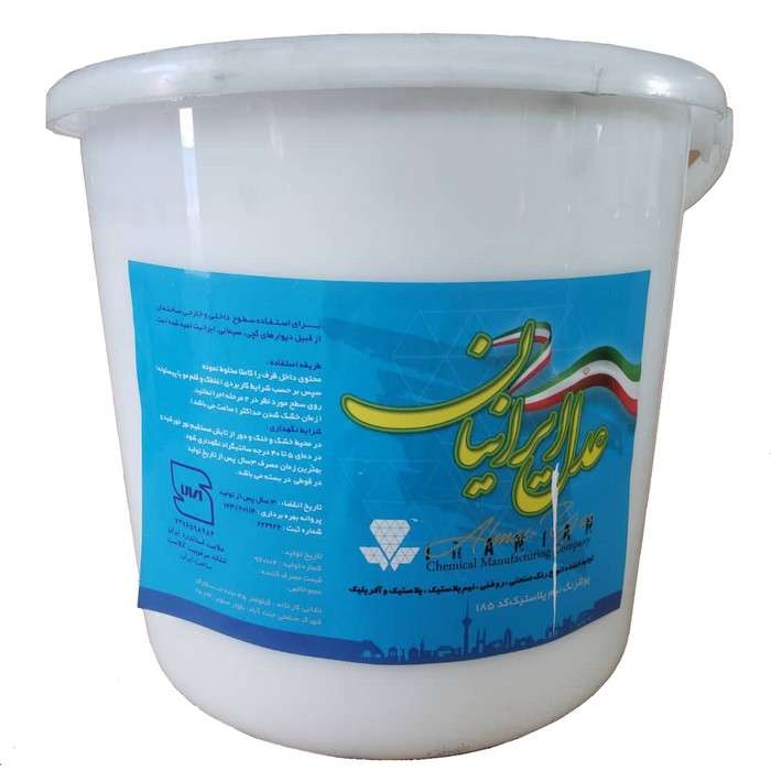 رنگ نیم پلاستیک عدل ایرانیان کد 185 وزن 4 کیلو