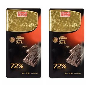 نقد و بررسی شکلات تلخ 72 درصد شیرین عسل - 100 گرم بسته 2 عددی توسط خریداران