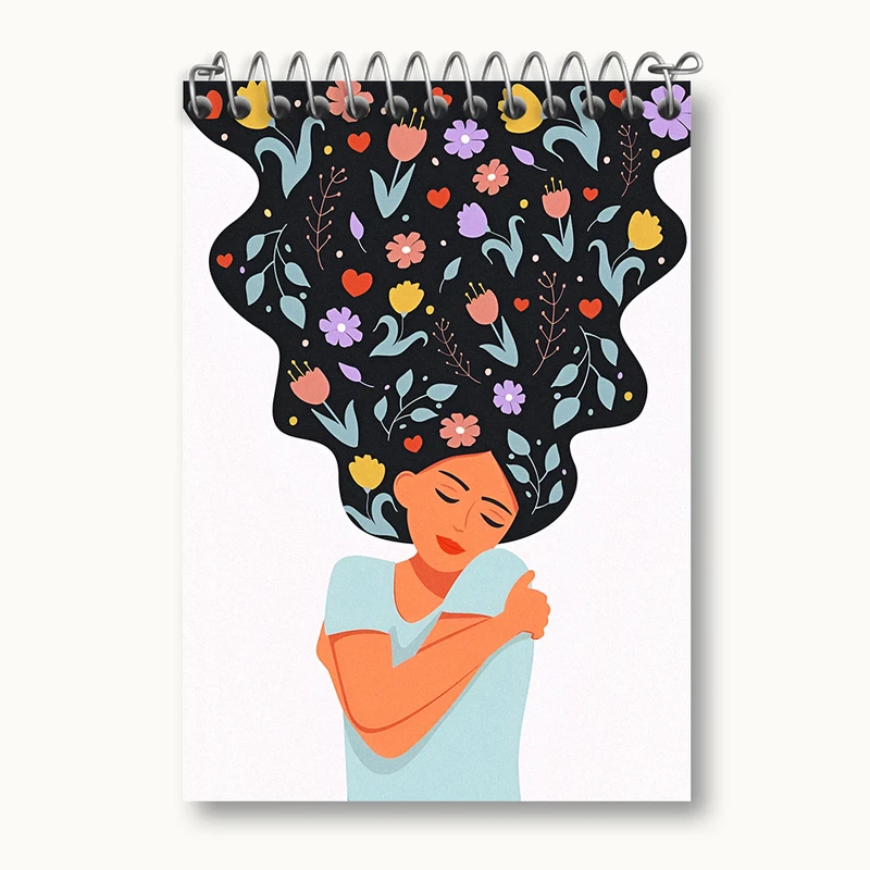 دفتر یادداشت 50 برگ خندالو طرح دخترانه کد N2242