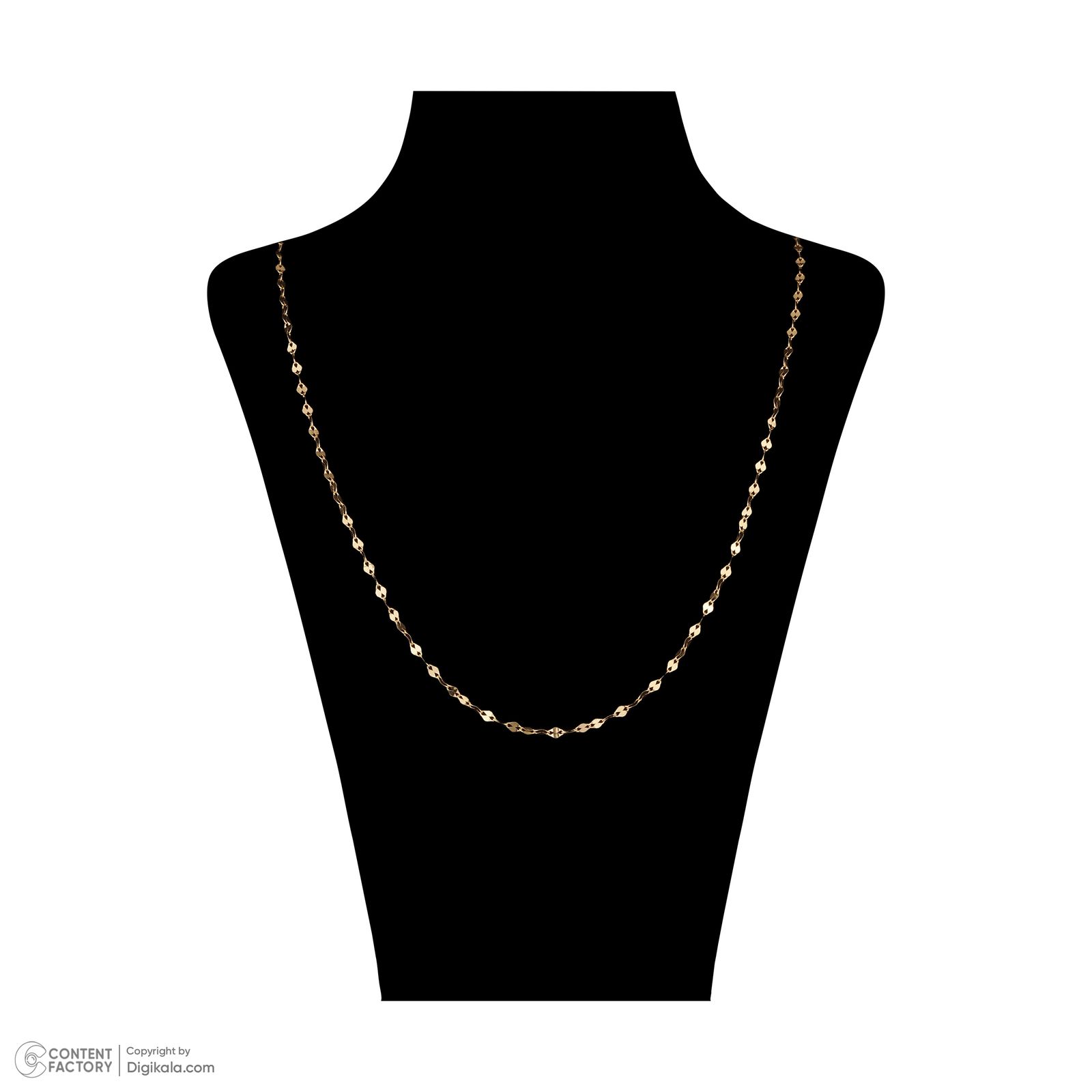 گردنبند طلا 18 عیار زنانه درگونه مدل استار لوکس - - 2