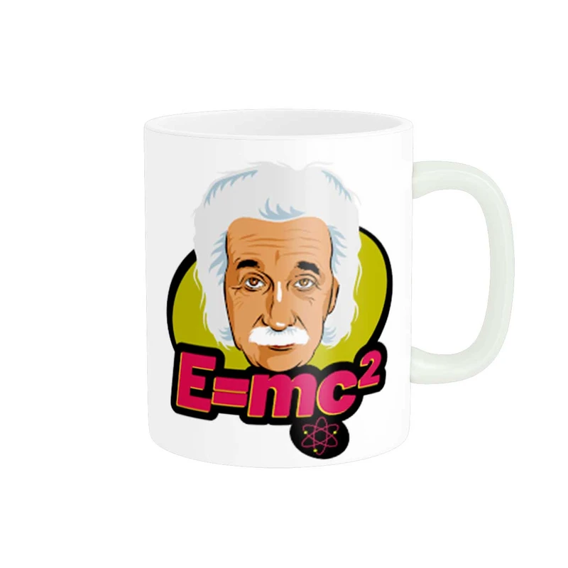 ماگ استلار طرح آلبرت انیشتین دانشمند فیزیک کد 0206