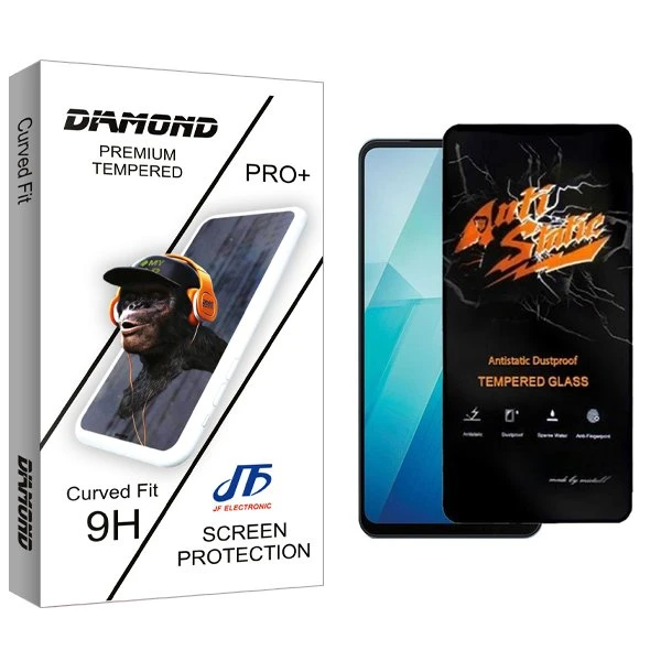 محافظ صفحه نمایش جی اف مدل Diamond Antistatic مناسب برای گوشی موبایل ویوو Y100T