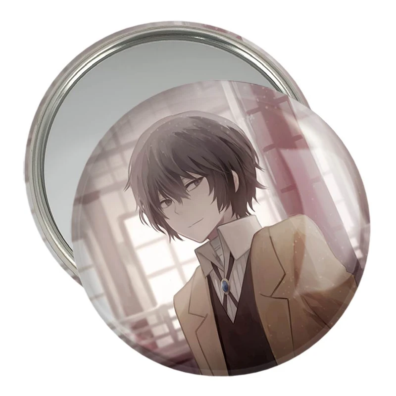 آینه جیبی خندالو مدل اوسامو دازای انیمه سگ های ولگرد بانگو  کد 11772