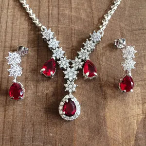 نیم ست نقره زنانه کد 2069