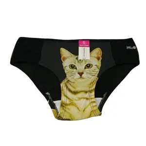 شورت زنانه مدل گربه رنگ مشکی