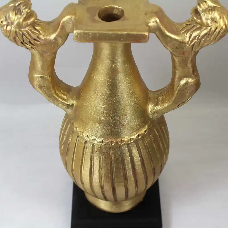 گلدان سفالی طرح شیر مدل دکوری