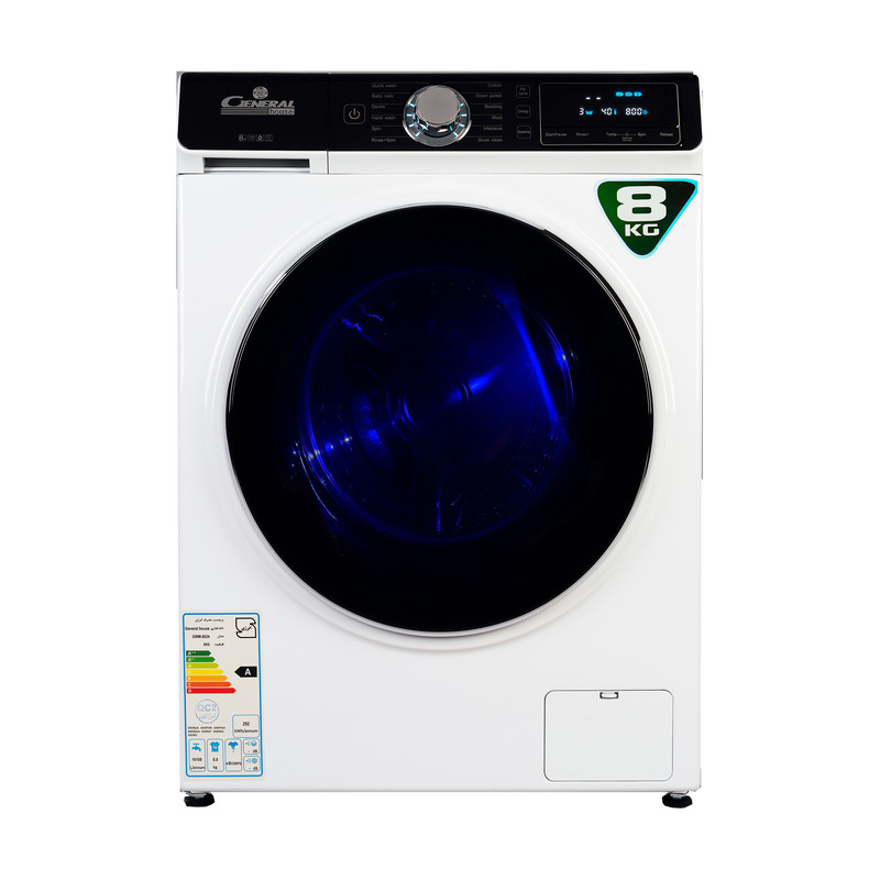 ماشین لباسشویی جنرال هاوس مدل GWM8024 ظرفیت 8 کیلوگرم
