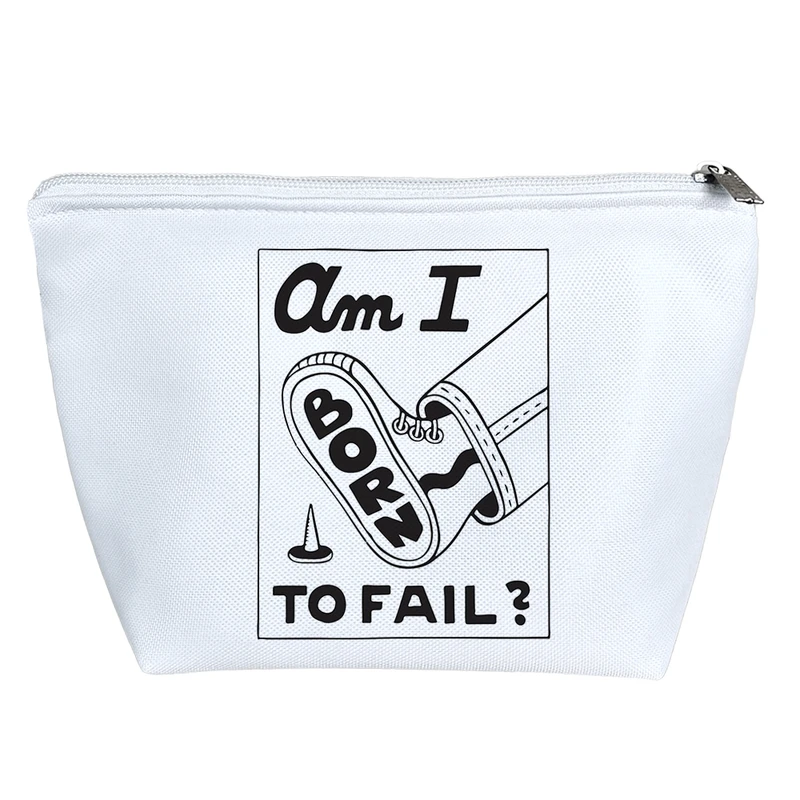 کیف لوازم آرایش دخترانه خندالو مدل Am I Born To Fail? کد 6853
