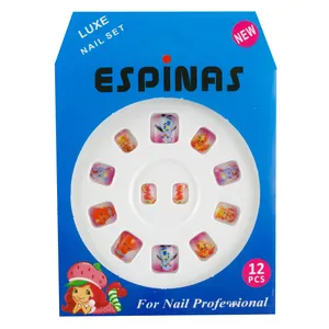  ناخن مصنوعی بچه گانه اسپیناس مدل BC911 بسته 12 عددی
