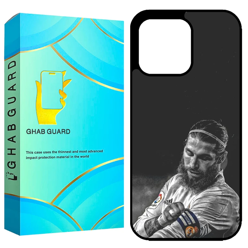 کاور قاب گارد طرح سرجیو راموس مدل GCHP13PM مناسب برای گوشی موبایل اپل iPhone 13 Pro Max