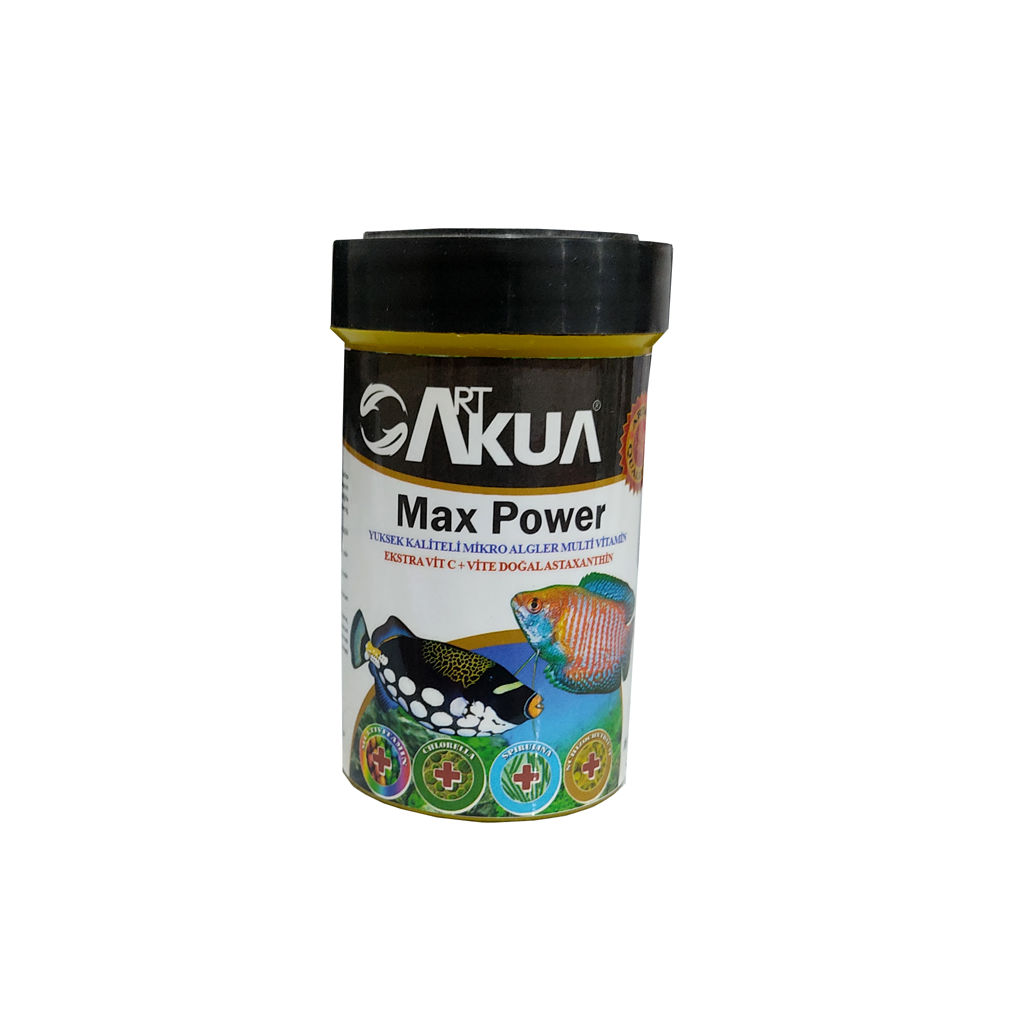 غذای ماهی پلنت آر تی آکوا مدل max power وزن 50 گرم