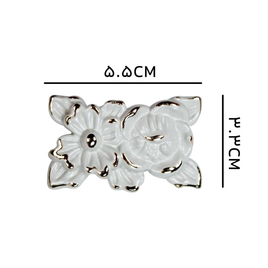 دستگیره کمد مدل فلزی ترک بسته 2 عددی