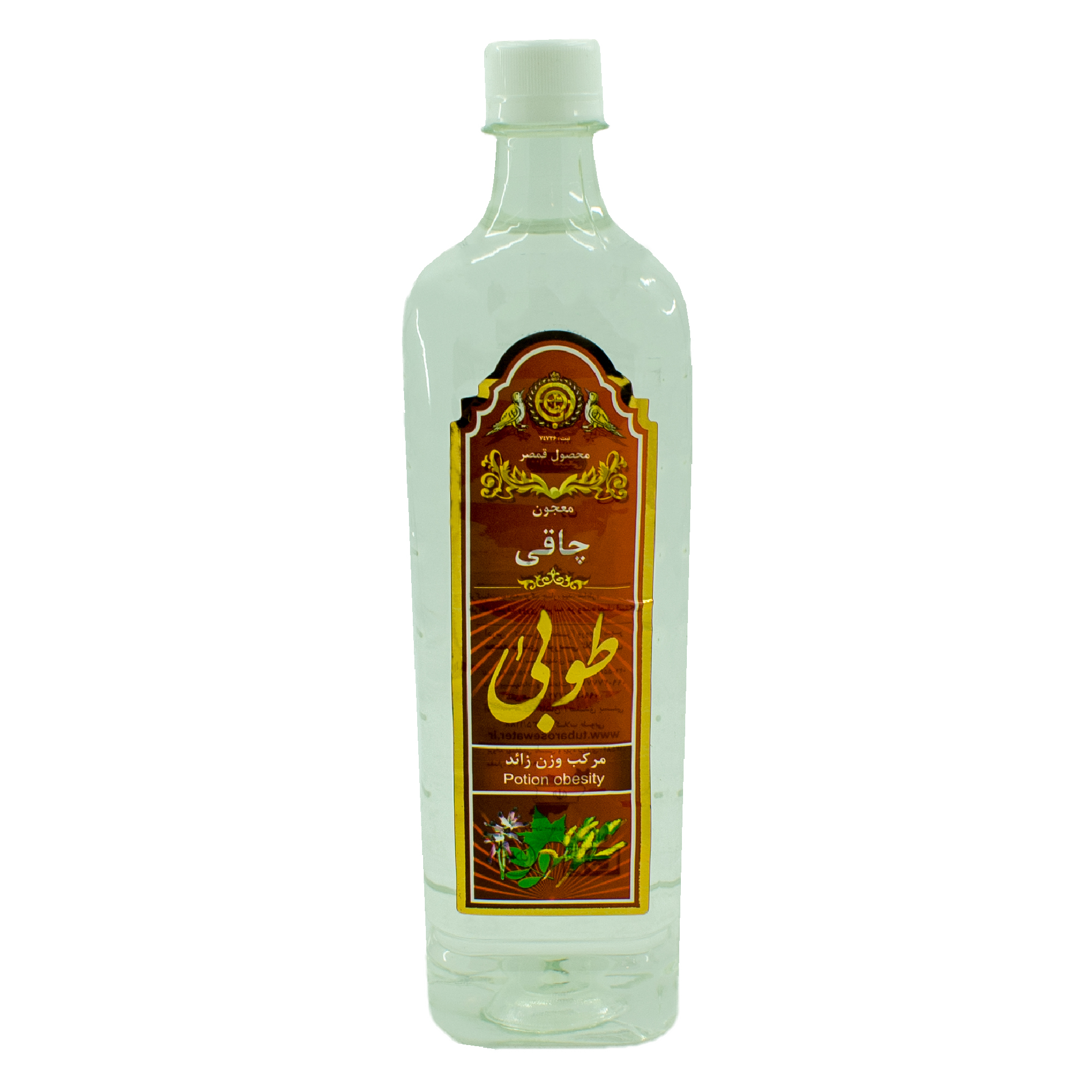 عرق معجون چاقی گلاب طوبی - 1 لیتر بسته 9 عددی