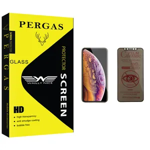 Waily Nice Pergas Glass Privacy Screen Protector For Apple iPhone XS