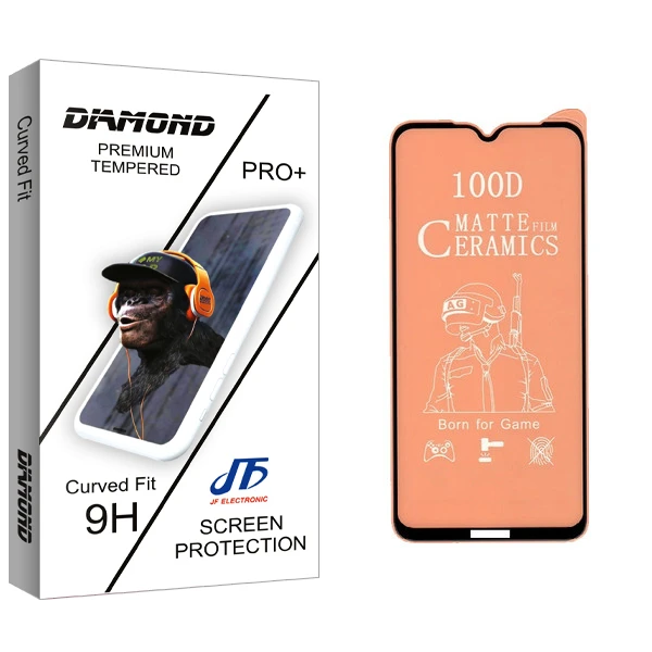محافظ صفحه نمایش سرامیکی جی اف مدل Diamond glass مناسب برای گوشی موبایل شیائومی Redmi Note 8