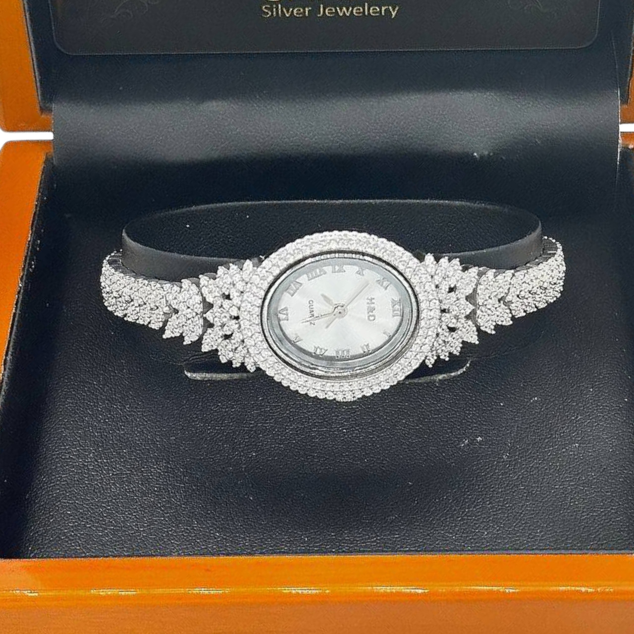 ساعت مچی عقربه ای نقره زنانه مدل پروانه کد 0170