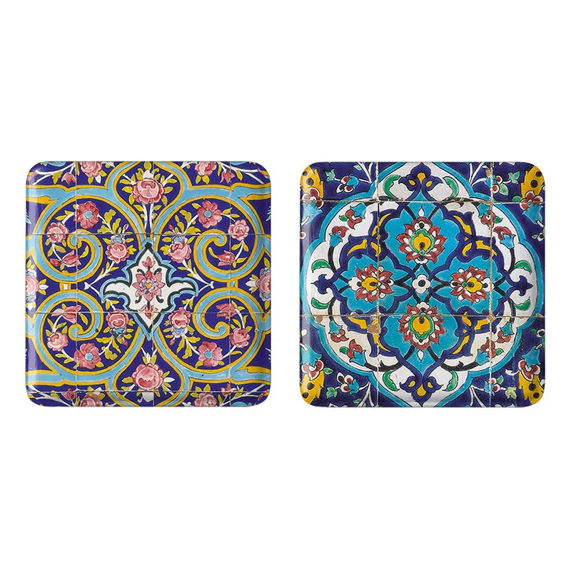 مگنت خندالو مدل کاشی کد 21542155 مجموعه 2 عددی
