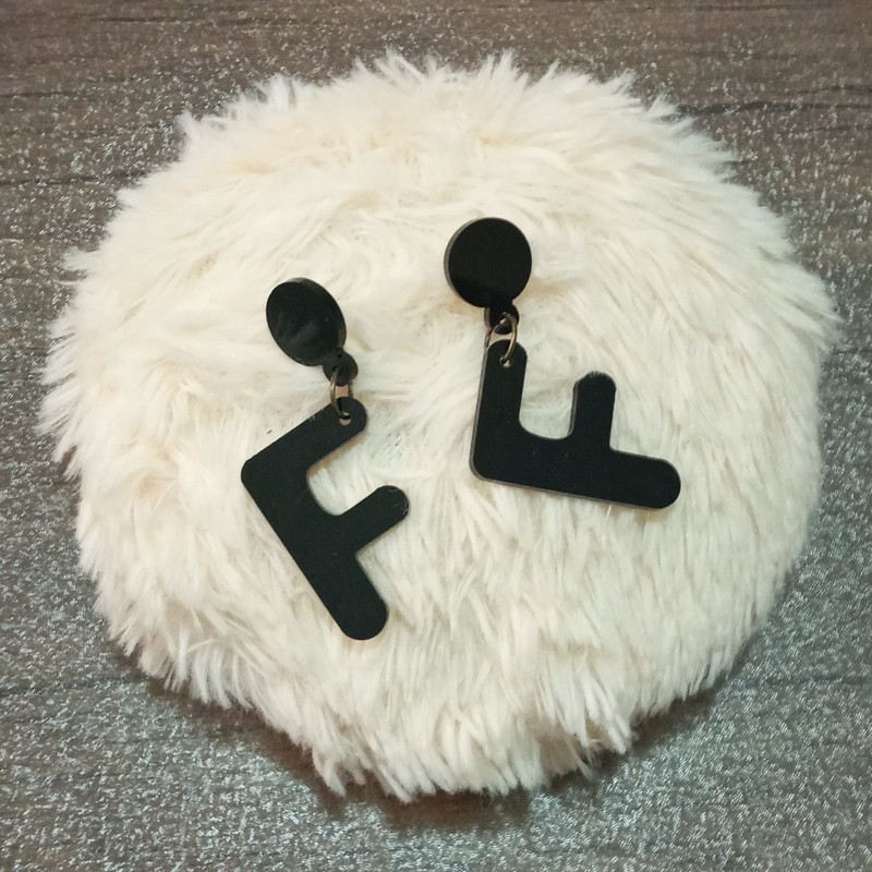 نیم ست دخترانه مدل حروف انگلیسی طرح F