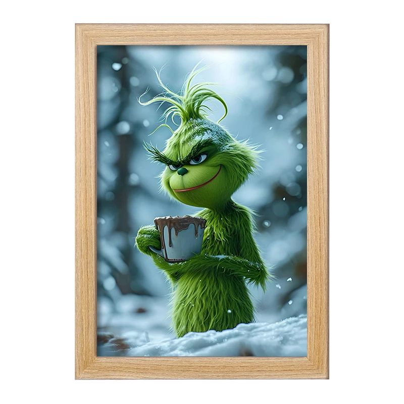 تابلو خندالو مدل گرینچ (The Grinch) کد F6245