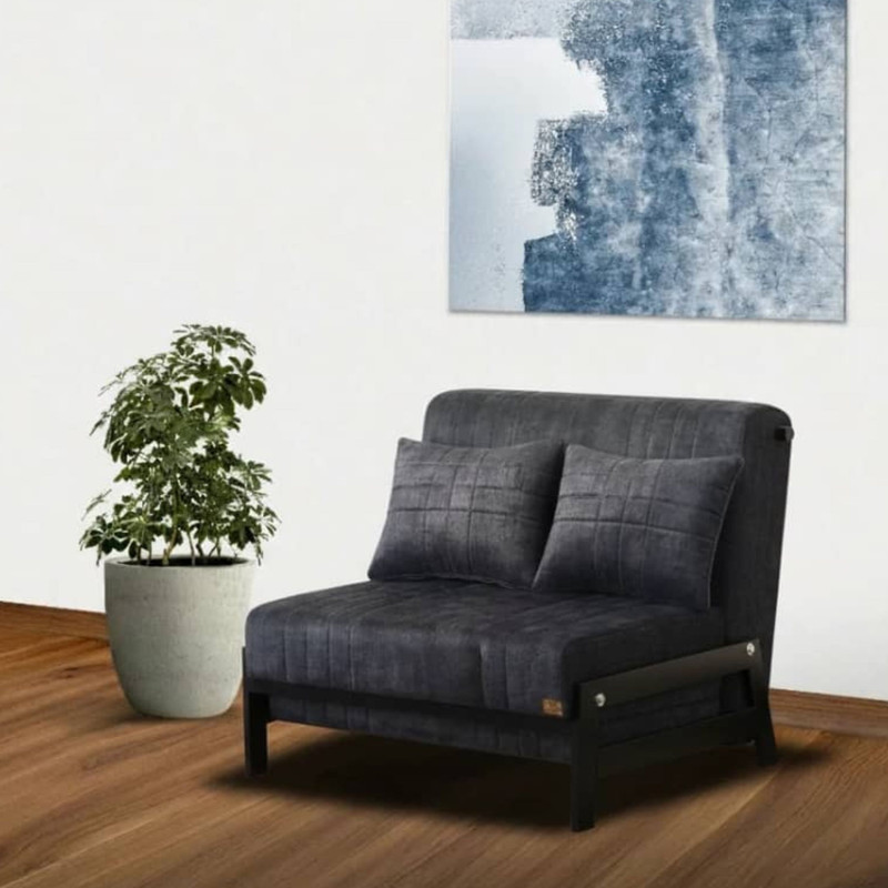 مبل تختخوابشو 2 نفره اورنگ مدل زیر هم رو