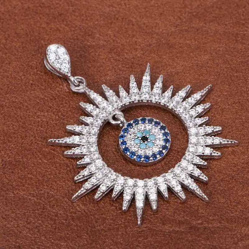 آویز گردنبند نقره زنانه مدل GTA-664